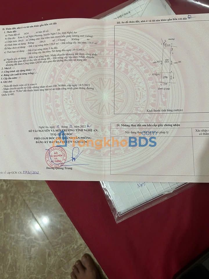 Đất Nghi Phương 284m² thỏa thuận - Đường to ô tô