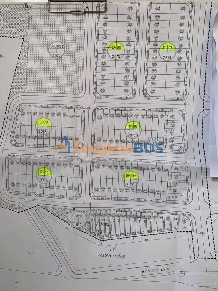 Đất nền Tích Sơn Vinh 140m²/5.6 tỷ - Hạ tầng hoàn thiện