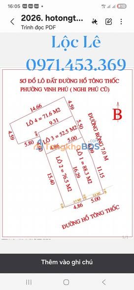 Đất kinh doanh Hồ Tông Thốc 88m² 2-6 tỷ – Sổ đỏ chính chủ