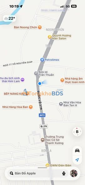 Mặt bằng kinh doanh mặt tiền QL 279, Tuần Giáo - 242m² - Giá thỏa thuận