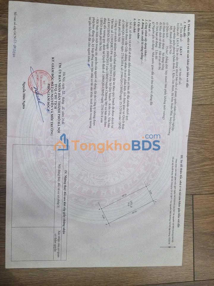 Nhà Xuân Mai Chương Mỹ 75m² 4.5 tỷ - Ô tô vào tận nhà