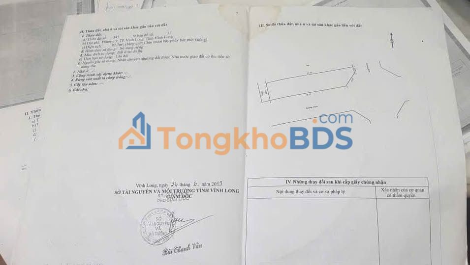 Bán Đất Góc 2 Mặt Tiền Trung Tâm Hành Chính Vĩnh Long - 97.7m² - 3.9 Tỷ