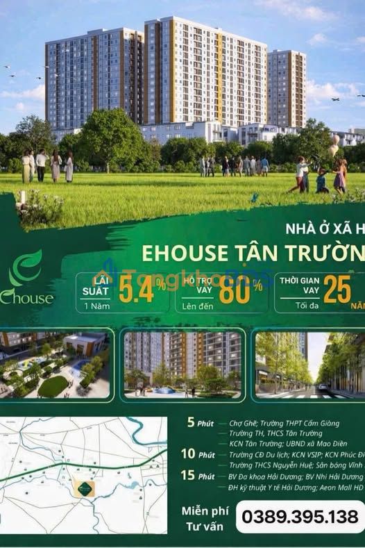 Căn hộ Đức Chính Đông Triều 49m² giá 111 triệu - View đẹp
