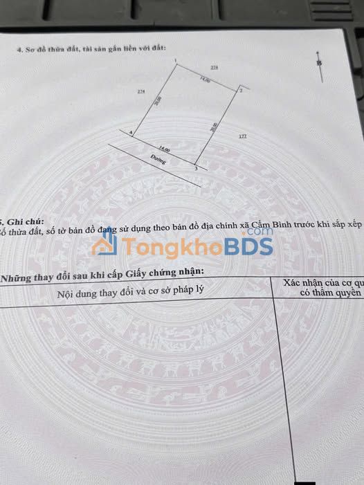 Đất nền Cẩm Thành Cẩm Xuyên 280m² 1.3 tỷ - Tiềm năng tăng giá