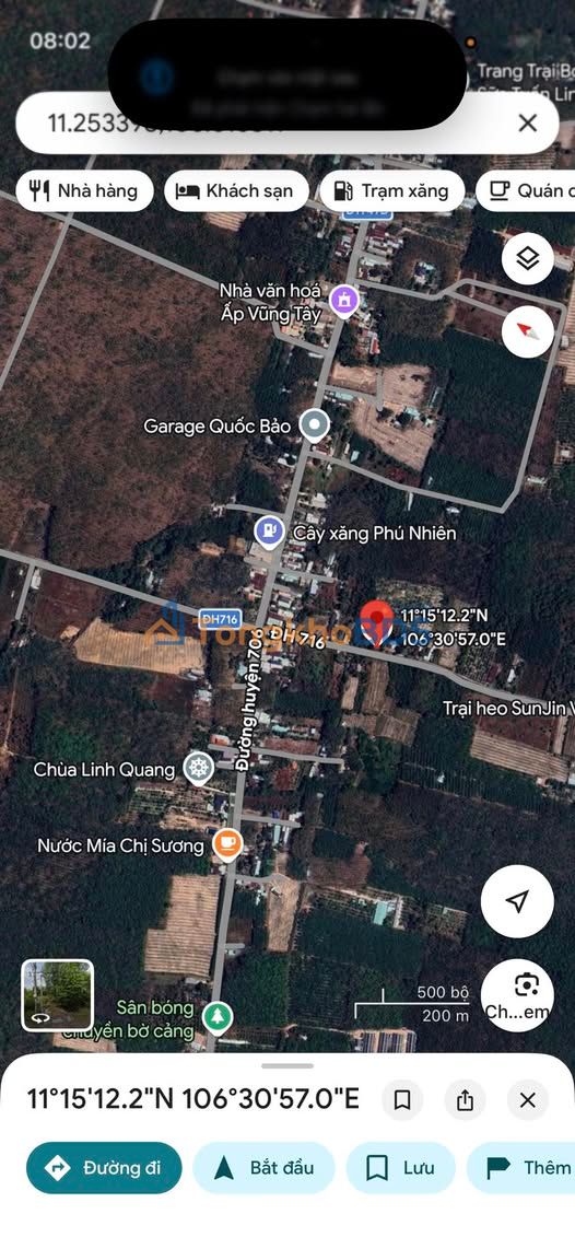 Đất nền Long Tân Dầu Tiếng 245m² - Sổ đỏ chính chủ xây tự do