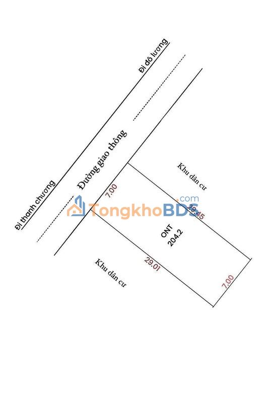 Đất Nam Đàn Nghệ An 204m² giá 895 triệu - Sổ đỏ chính chủ