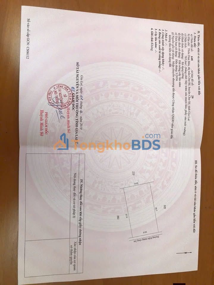 Đất nền Chư Sê 800m² giá 1.6 tỷ - Đường to ô tô