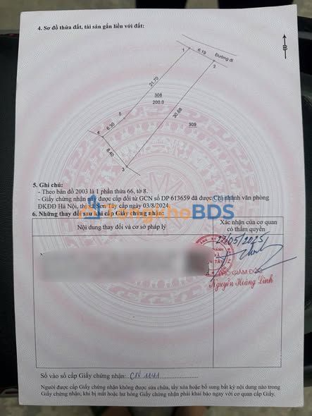 Nhà riêng Sơn Tây 200m² giá 2 tỷ - Chính chủ bán