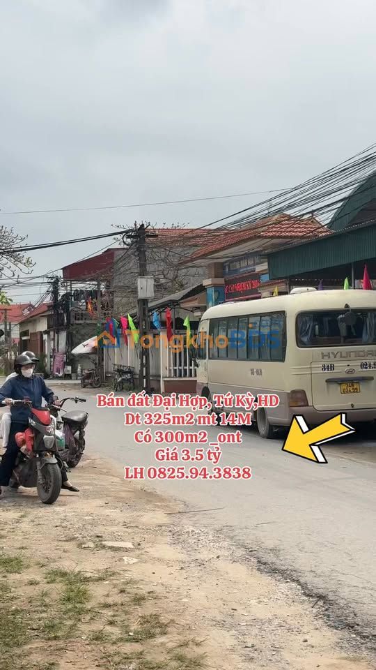 Đất Tân Kỳ Hải Phòng 325m² 3.5 tỷ - Sổ đỏ chính chủ