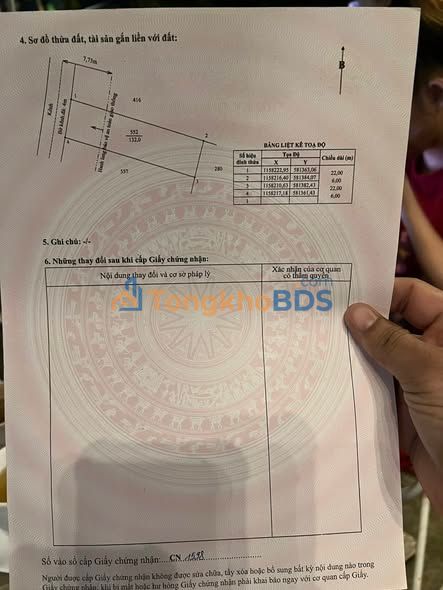 Đất nền Phước Tân Hưng Long An 132m² 375 triệu - Sổ đỏ chính chủ