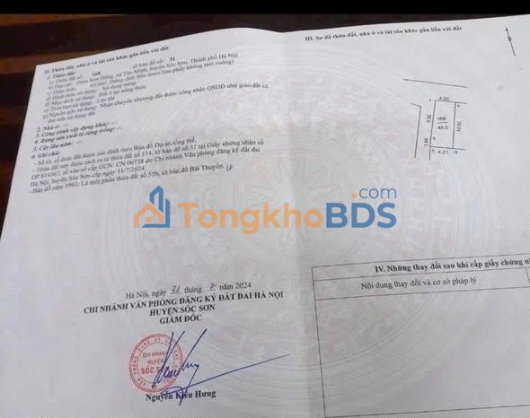 Đất Xuân Đồng Tân Minh 45m² 1 tỷ - Sổ đỏ chính chủ