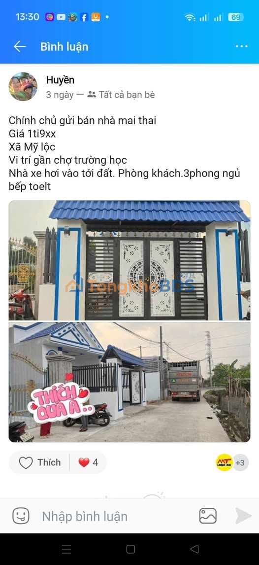Nhà cấp 4 Phước Lâm 104m² 1.9 tỷ - Chính chủ bán