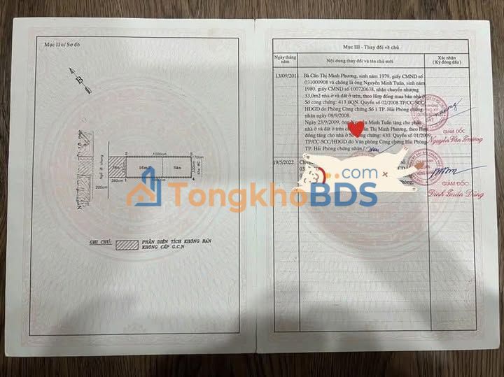 Nhà Trại Chuối Hồng Bàng 33m² 2 tỷ - Chính chủ bán