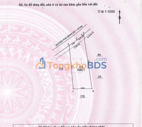 Đất Nền Dầu Tiếng Bình Dương 1912m² - Sổ Đỏ Vuông Vắn, Giá Đầu Tư