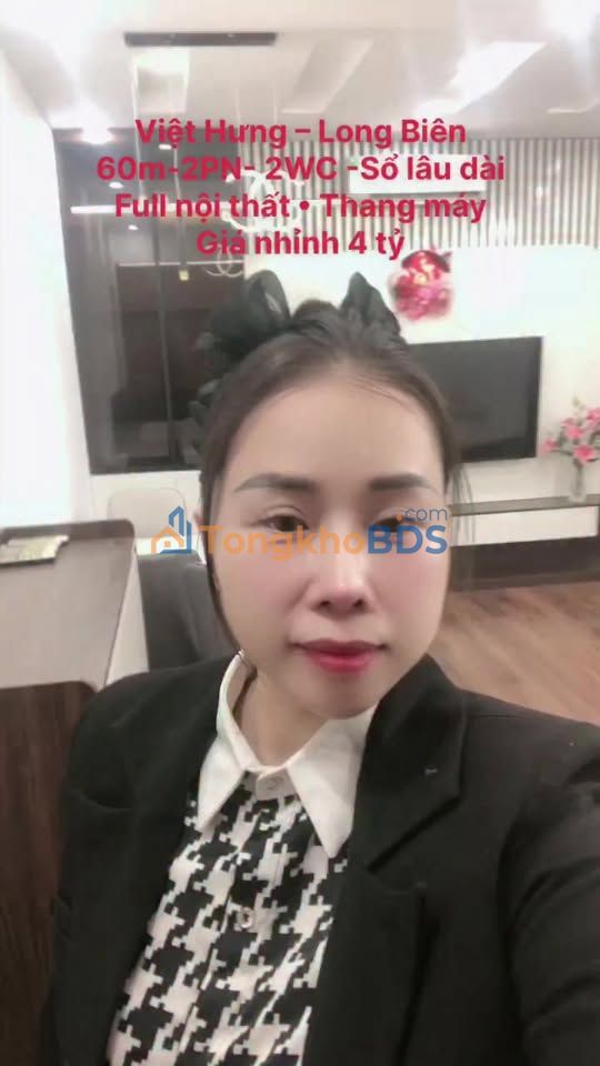 Chung cư Việt Hưng Long Biên 60m² Sổ đỏ lâu dài - Full nội thất