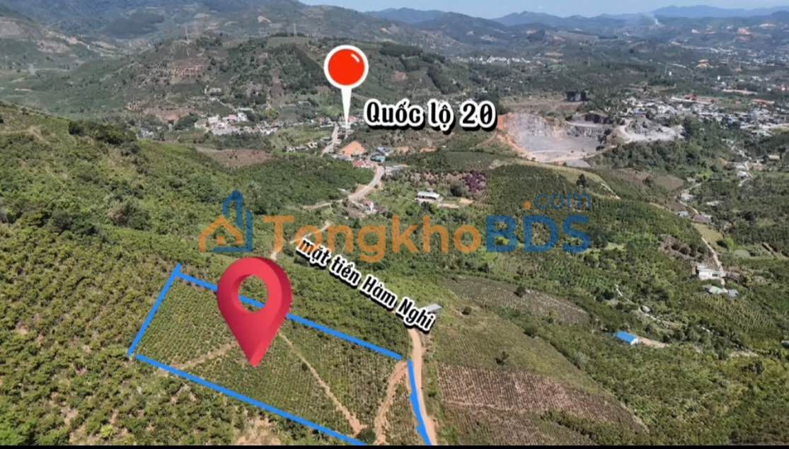 Đất vườn Hàm Nghi Bảo Lộc 4.230m² 4,7 tỷ - Nghỉ dưỡng lý tưởng