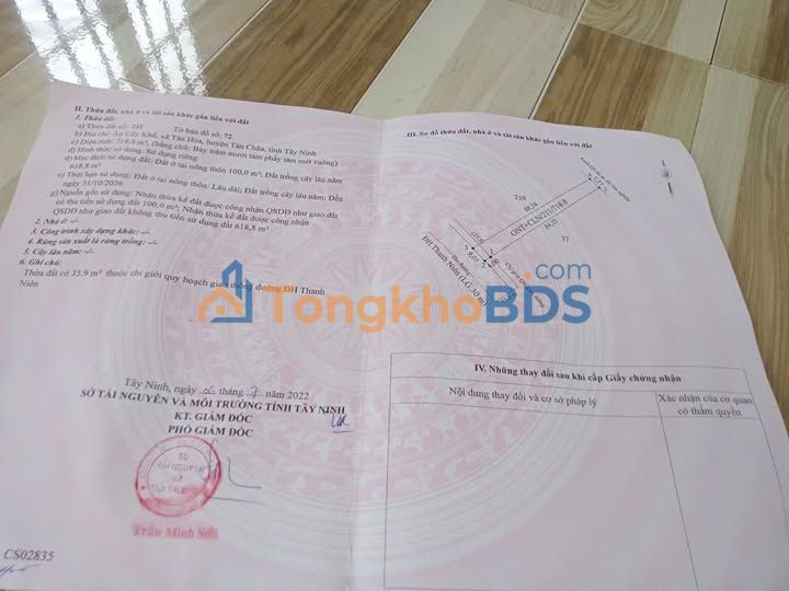 Đất nền Tân Hòa 792m² 7.27 tỷ - Sổ đỏ chính chủ