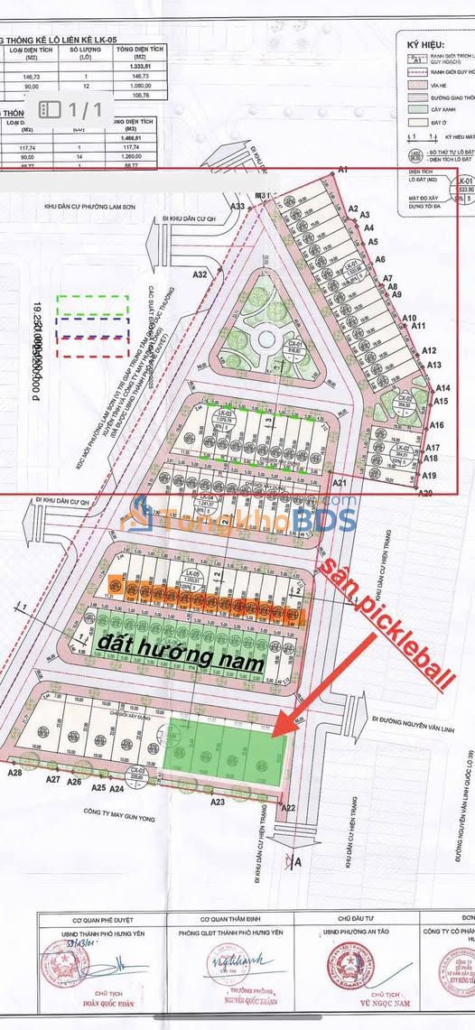 Đất nền Phường An Tảo 90m2 giá thỏa thuận - Sổ đỏ cầm tay