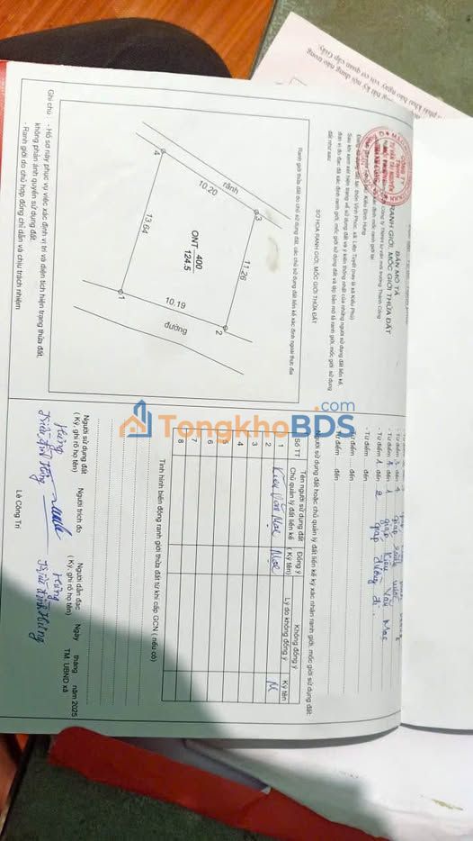 Đất nền Vĩnh Phúc Quốc Oai 124m² 2 tỷ - Đường ô tô vào