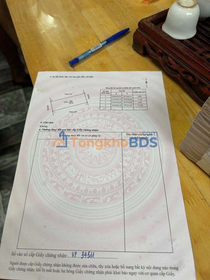 Đất nền 105m² Đường 12C Ninh Giang - Xây dựng tự do