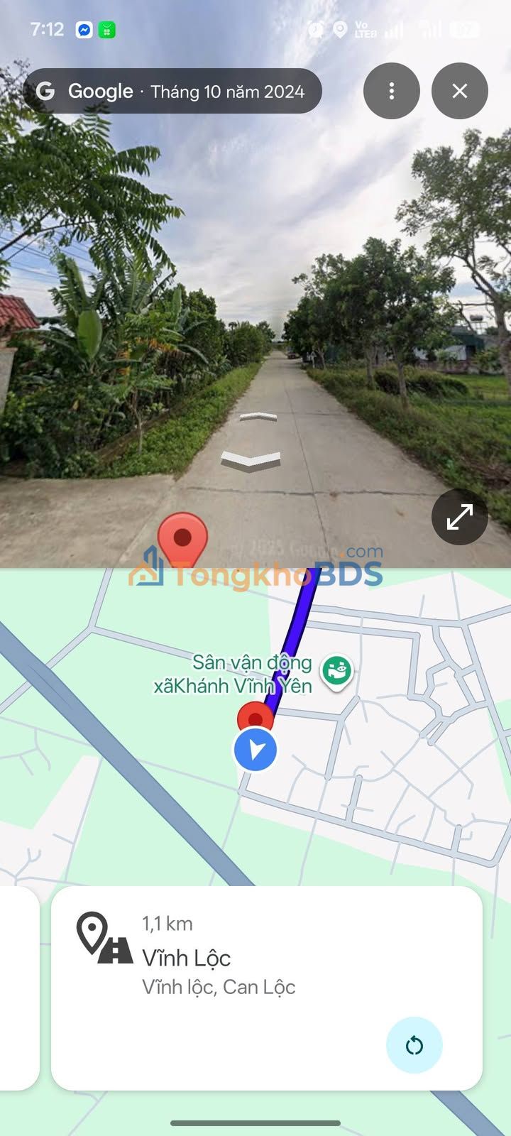 Đất Vĩnh Phong Đức Thọ 200m² 1 tỷ - Thổ cư 100%