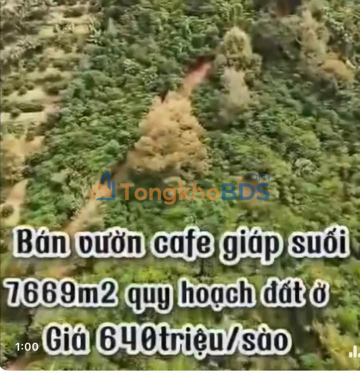 Đất vườn Thôn 1 Tân Lạc 7.388m² 12.313 tỷ - Đầu tư dài hạn