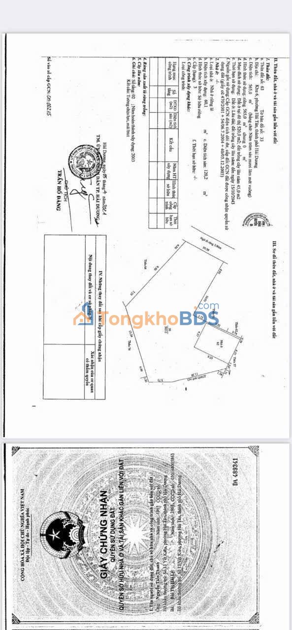 Đất nền Ecopark Hải Dương 565m² 14.125 tỷ - Ô tô tải vào được