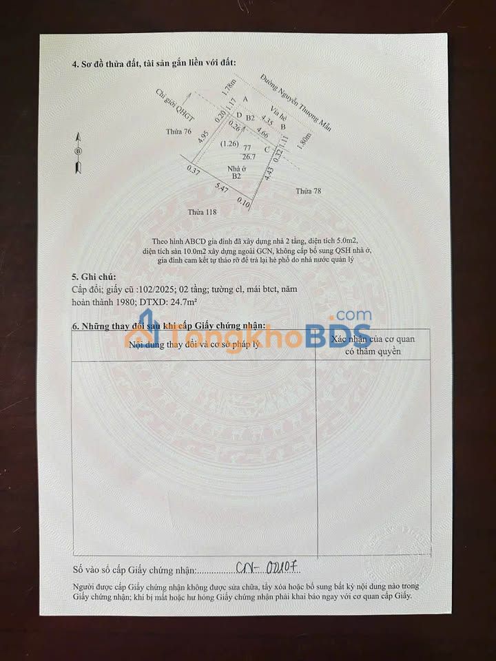 Nhà mặt phố Nguyễn Thượng Mẫn 30m² giá 3.8 tỷ - Chính chủ bán