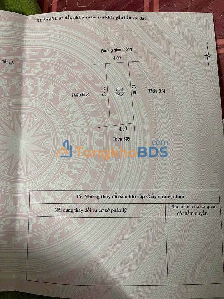 Đất nền Ngõ 24 Trương Hán Siêu 44m² 1.2 tỷ - Sổ đỏ chính chủ