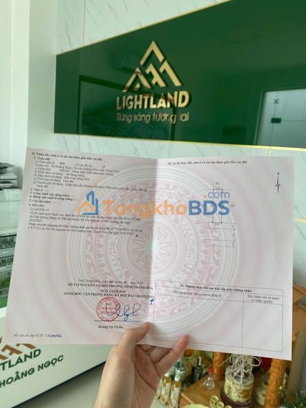 Đất Hoằng Ngọc Hoằng Hóa 100m² giá 1.8 tỷ - Sổ đỏ chính chủ