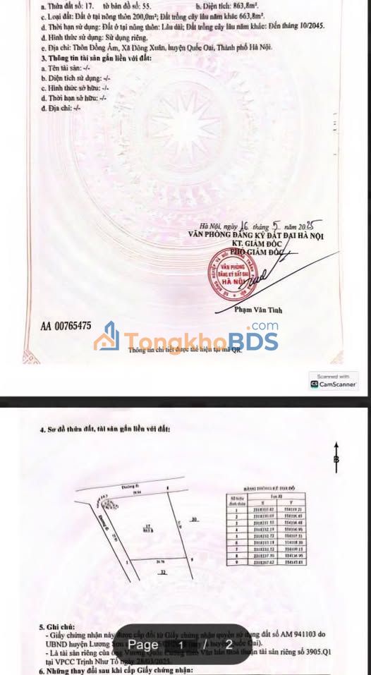 Đất nền Đồng Âm Đông Xuân 864m2 8.636 tỷ - Tiềm năng tăng giá