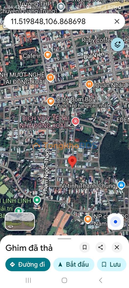 Đất nền Tiến Thành Đồng Xoài 231m²/1.7 tỷ - Sổ đỏ chính chủ