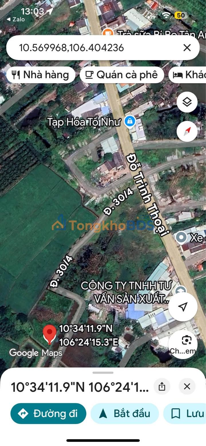 Đất nền Hướng Thọ Phú Tân An 115m² 750 triệu - Sổ đỏ chính chủ