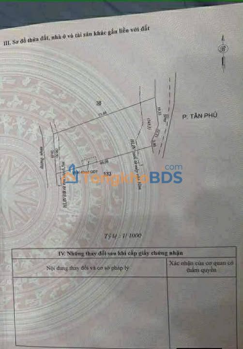 Đất nền Suối Cam Tiến Thành 810m² 1.5 tỷ Sổ đỏ