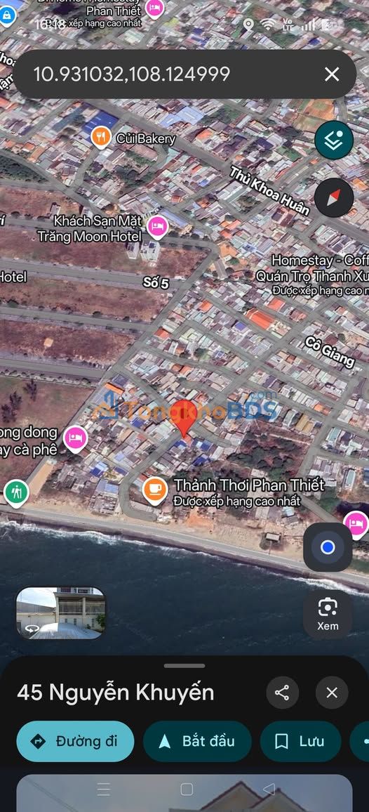 Đất nền Nguyễn Khuyến Phan Thiết 120m² 3.8 tỷ - Đường to ô tô