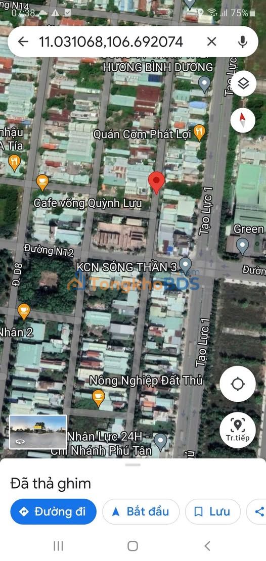 Bán Đất Mặt Tiền D12 Phú Mỹ, Thủ Dầu Một - 100m² Thổ Cư 100%