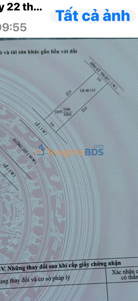 Đất nền Hồng Loan 6A D25 Cần Thơ 110m² 3.065 tỷ - Sổ đỏ chính chủ