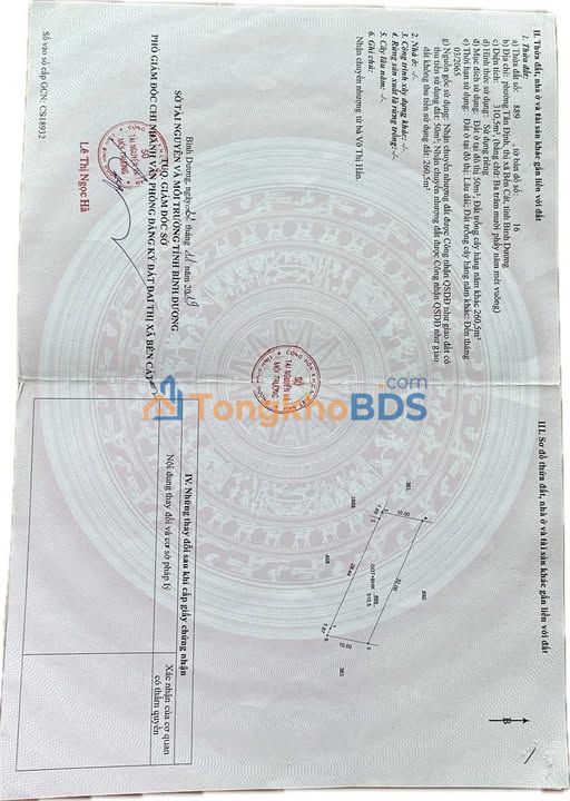 Đất nền Tân Định 320m² 2.7 tỷ - Xây dựng tự do