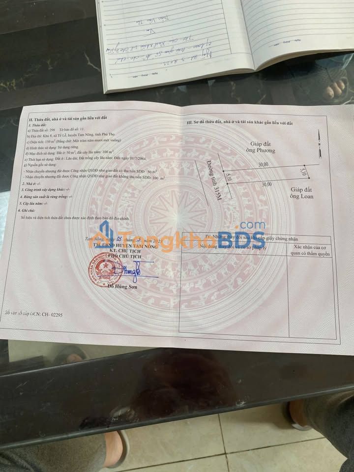 Đất nền Tam Nông, Phú Thọ 150m² 1 tỷ - Tiềm năng tăng giá