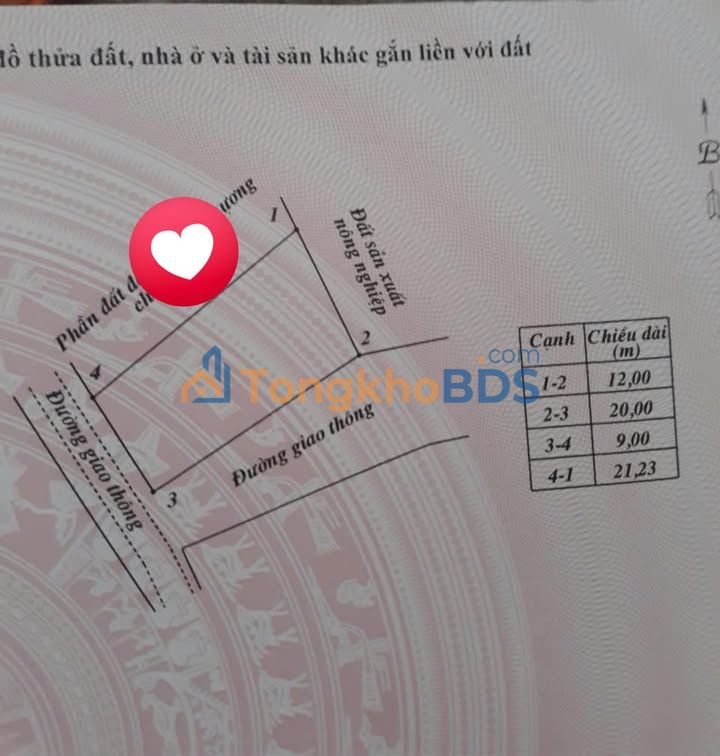 Đất nền Phạm Tiêm Hà Tĩnh 189m² - Hạ tầng hoàn thiện