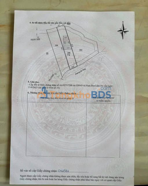 Đất Nam Ban Lâm Hà 778m² 1,299 tỷ - Sổ đỏ chính chủ