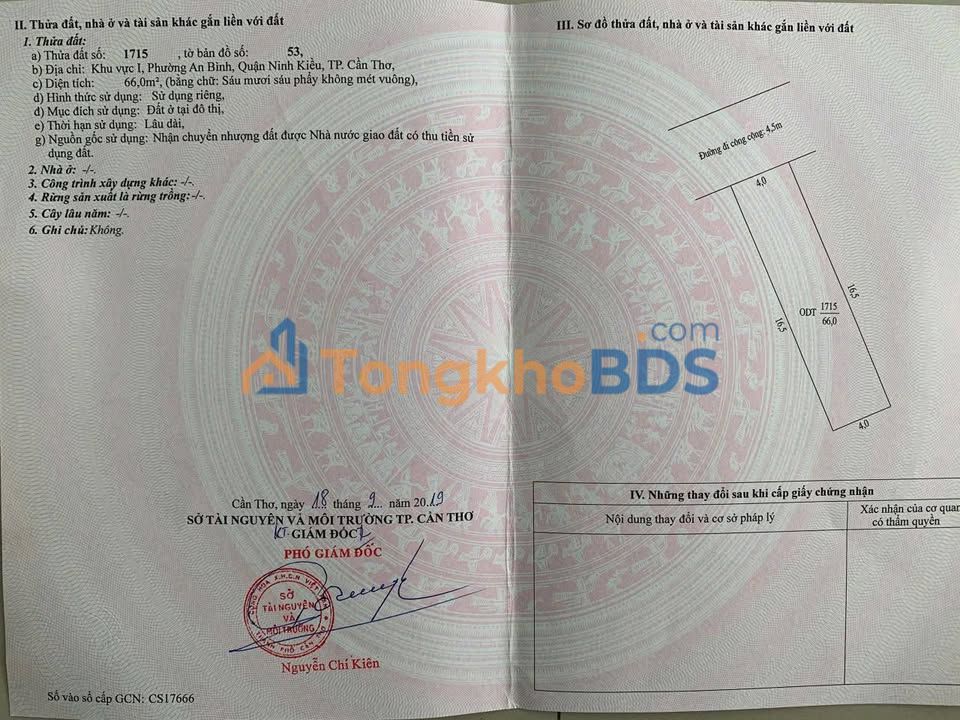 Đất nền An Bình 66m² giá 2.05 tỷ - Sổ đỏ chính chủ