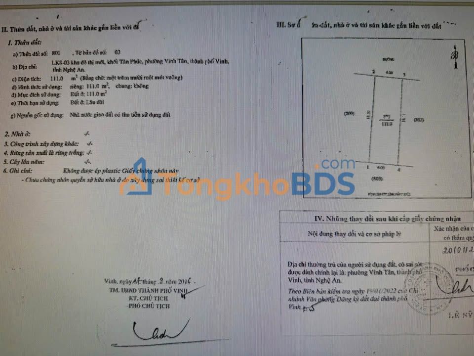 Nhà riêng Lê Mao Kéo Dài Vinh 111m² 10 tỷ - Vị trí đẹp