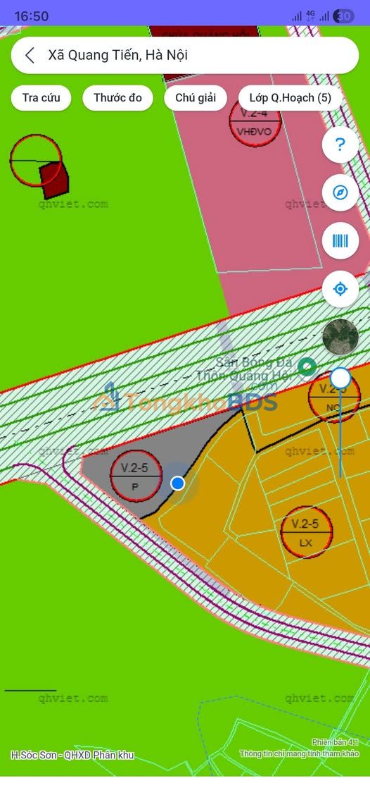 Đất nền Sóc Sơn Quang Hội 308m² - Sổ đỏ chính chủ