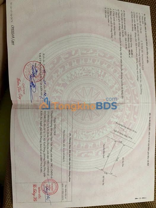 Đất Nền Mỹ Thịnh Kiến An 60m² - Sổ Đỏ Chính Chủ, Ô Tô Vào Tận Nơi