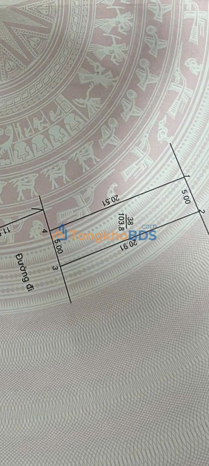 Đất nền HUD Sơn Tây Q.Đống Đa 103,5m² - Đường to ô tô tránh