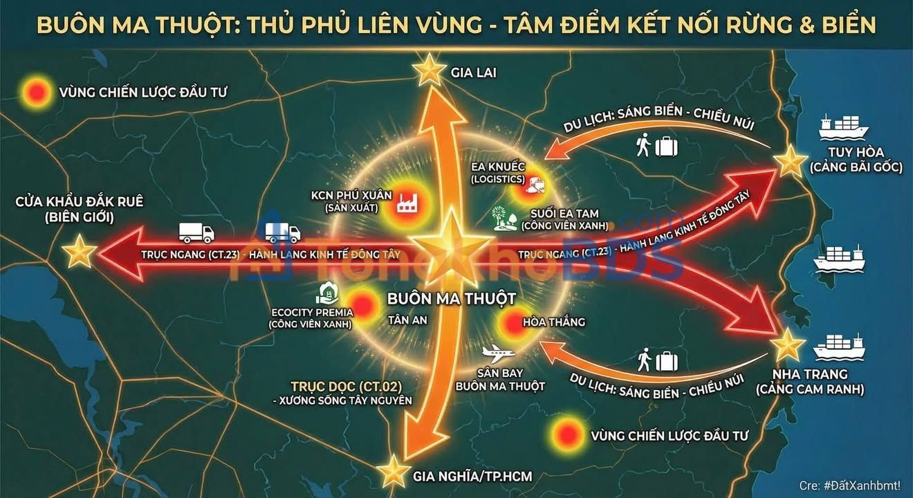 Đất nền Hòa Đông Krông Pắc 135m² 550 triệu - Sổ đỏ chính chủ
