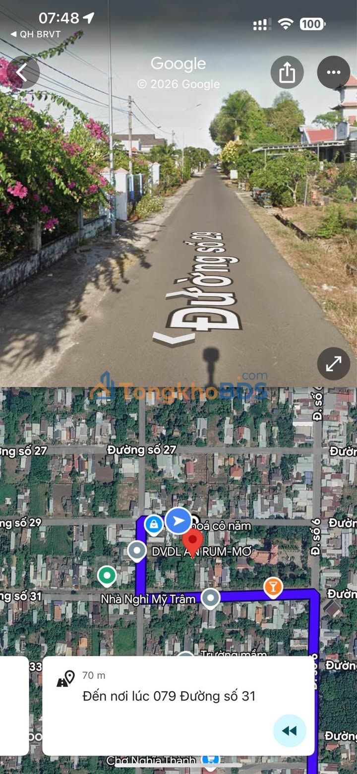 Đất nền Vũng Tàu đường 29 Nghĩa Thành 414m² - Vị trí đẹp