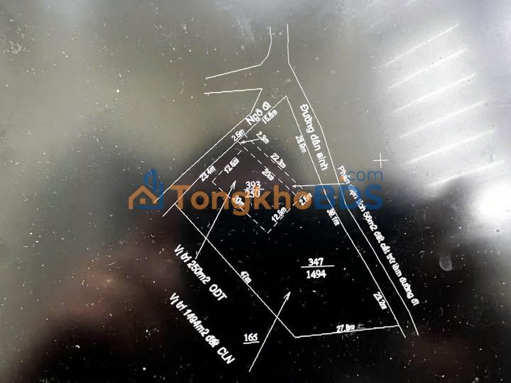 Đất Thịnh Đán Thái Nguyên 1744m² 10.464 tỷ - Đường ô tô