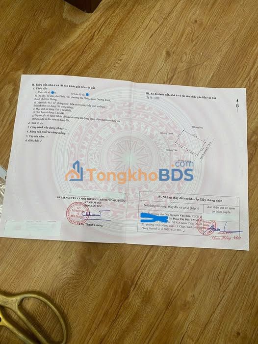 Đất nền Hải Phòng Phúc Hải 41m² 1.2 tỷ - Sổ đỏ chính chủ